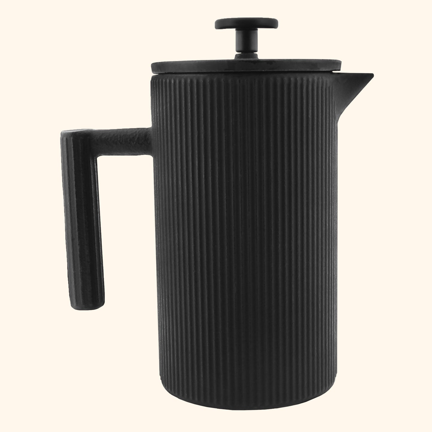 Gusskaffeekanne mit Filter