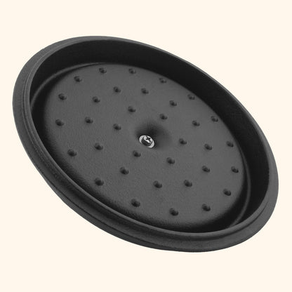 Großer Gusstopf mit Deckel