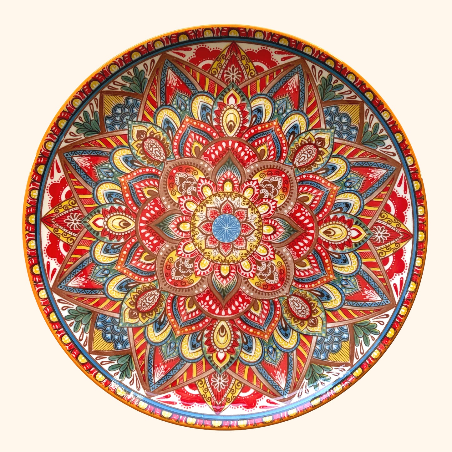 Teller Orange Rot