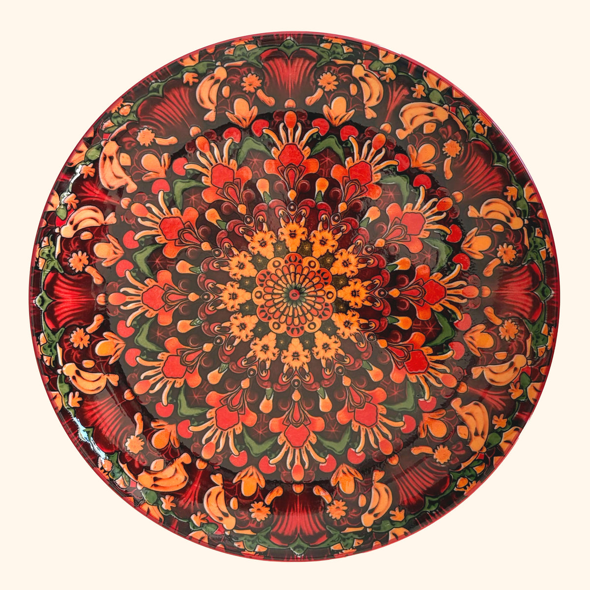 Teller Rot, 5er Set – Mesa Dos