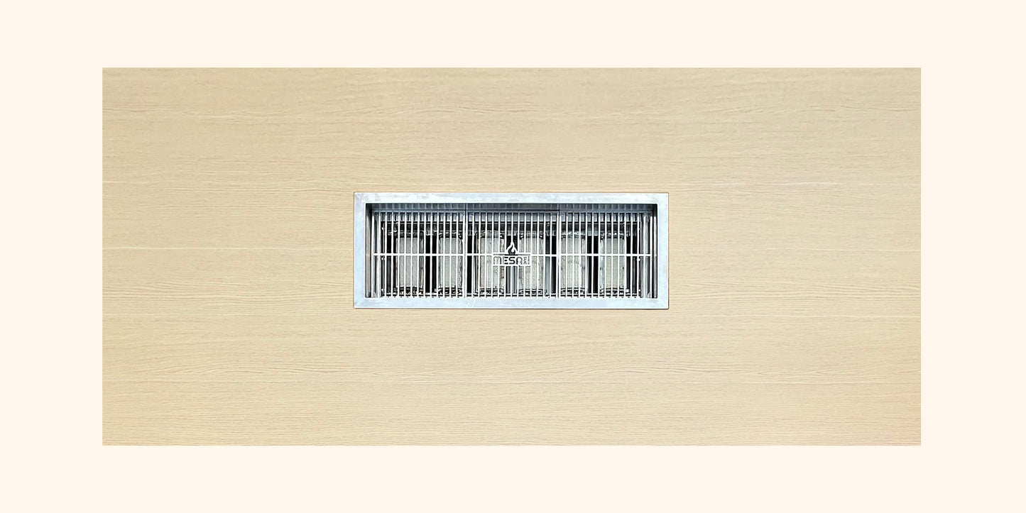 Mesa Dos Grilltisch - Aluminium Holz-Optik